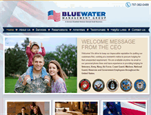 Tablet Screenshot of bluewatergrp.com